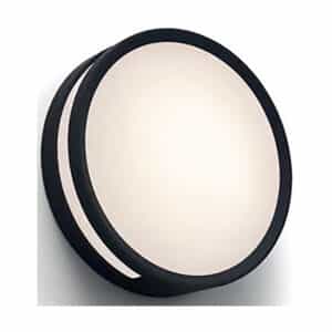 LUTEC ROLA SORT VÆG/LOFTLAMPE 800 lumen 3000 kelvin