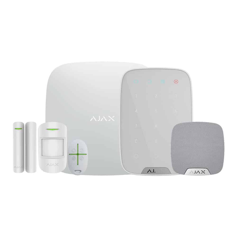 AJAX SOLAR PLUS ALARM-KIT2 M BETJ. HVID