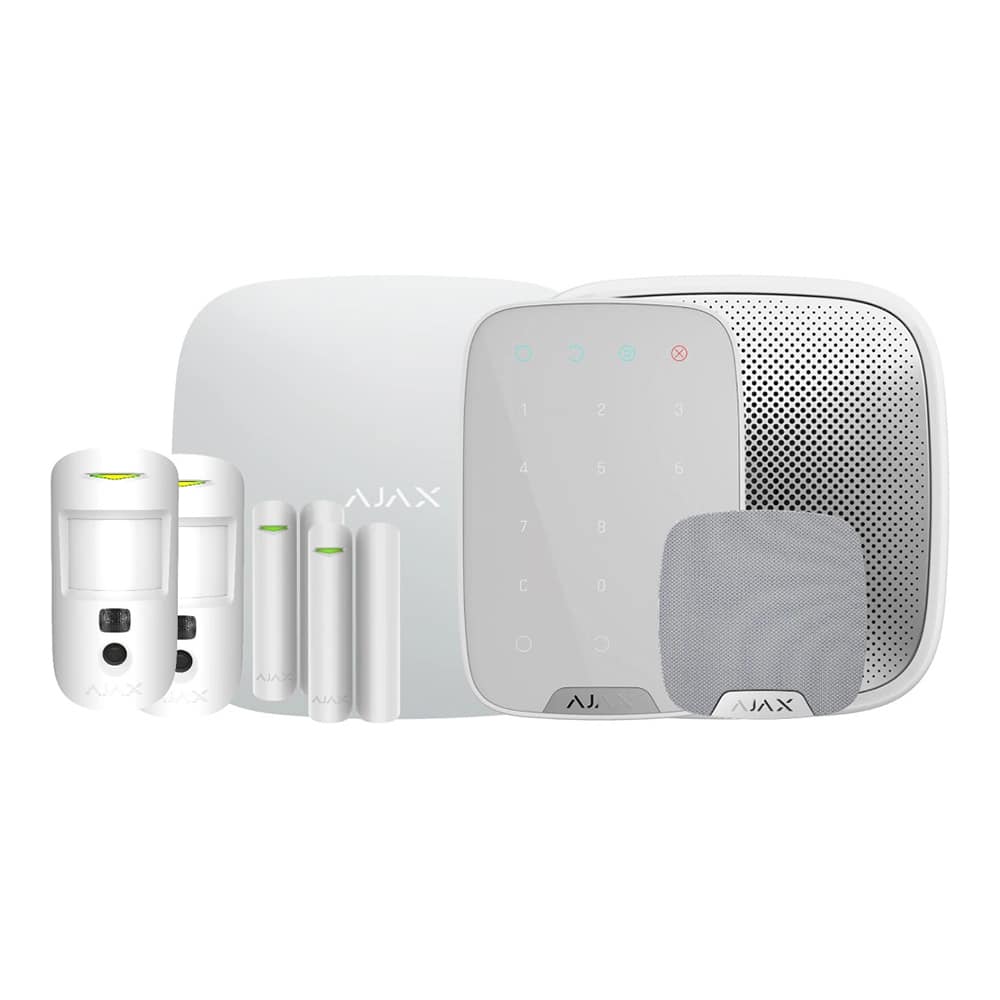 AJAX SOLAR PLUS KIT2, BETJ. & SIR, HVID