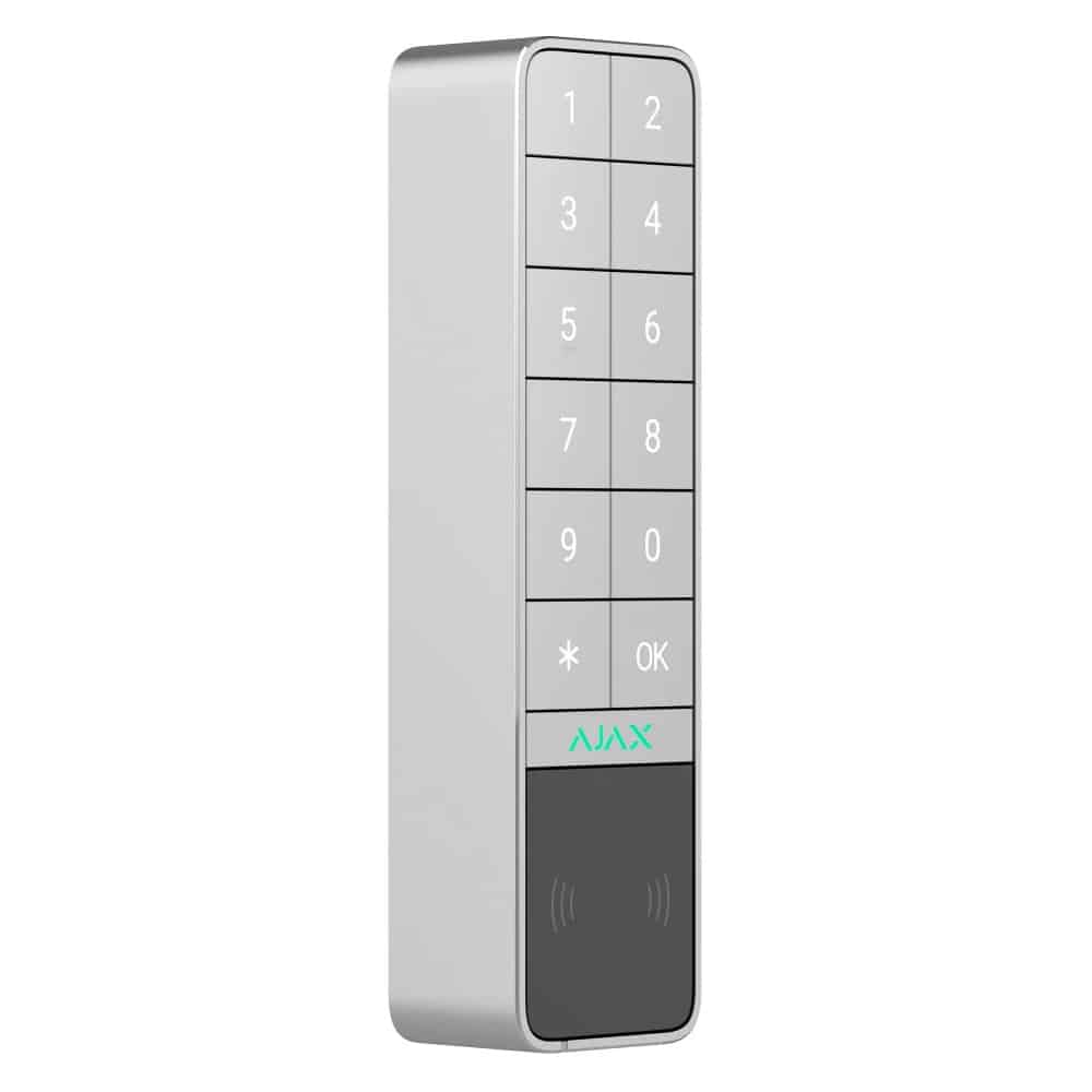 AJAX TASTATUR UDENDØRS JEWELLER. HVID