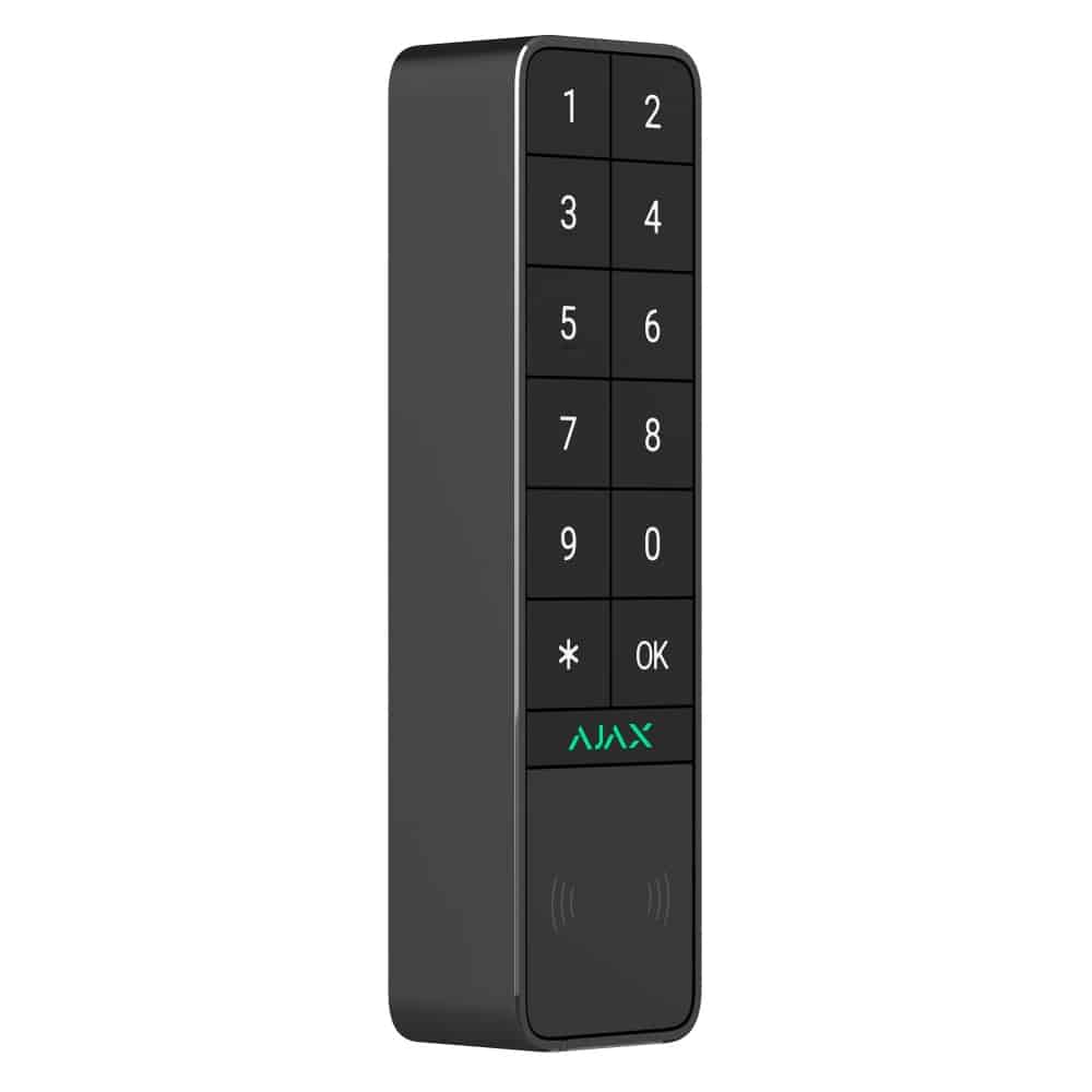 AJAX TASTATUR UDENDØRS JEWELLER. SORT