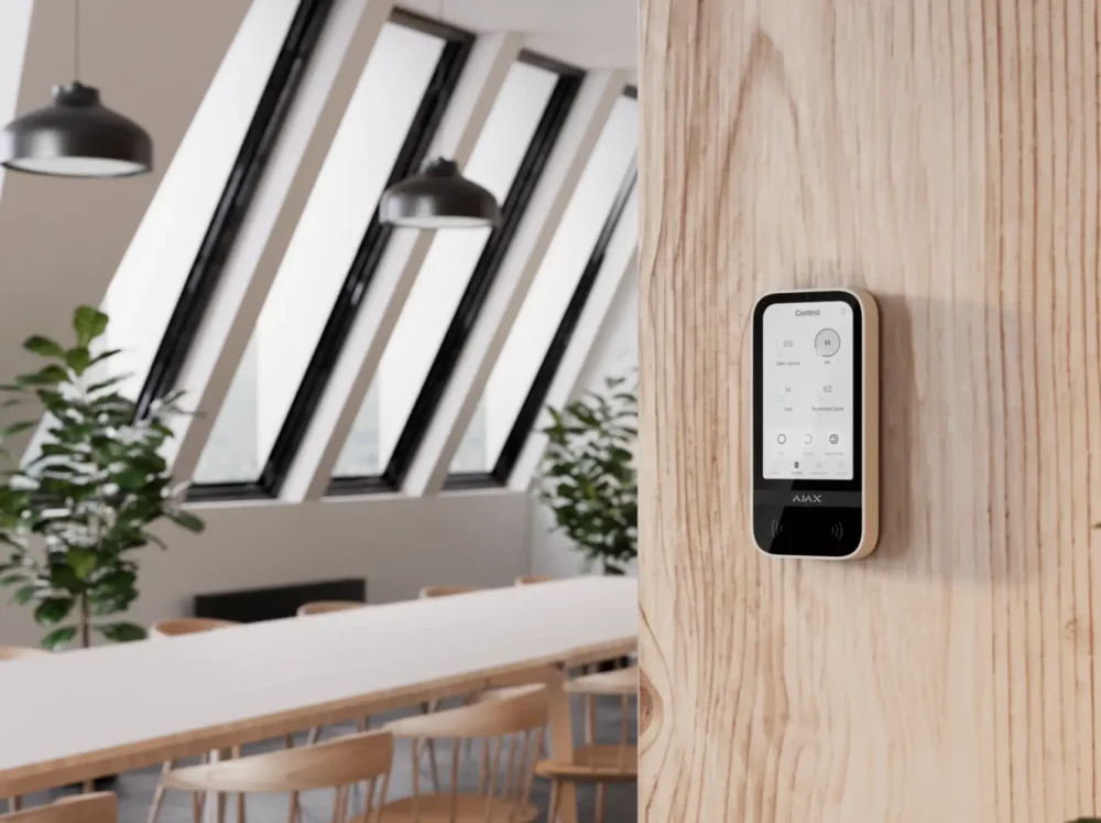 Ajax betj. Panel keypad g3 toutchscreen, hvid