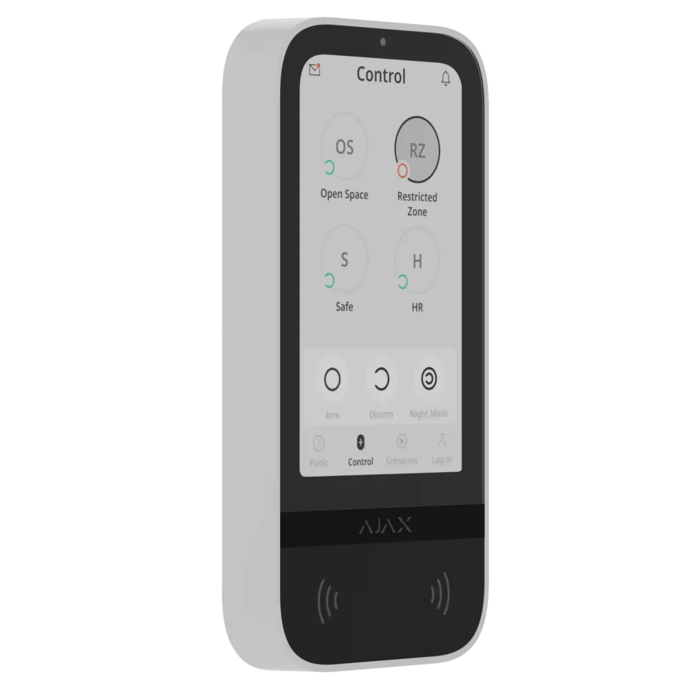 Ajax betj. Panel keypad g3 toutchscreen, hvid