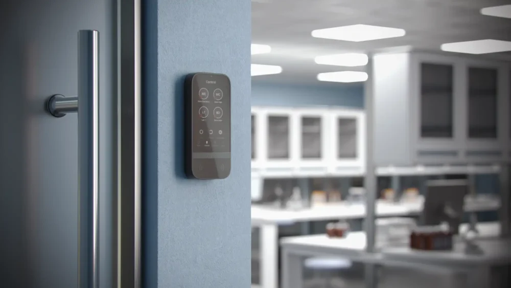 Ajax betj. Panel keypad touchscreen fibra sort