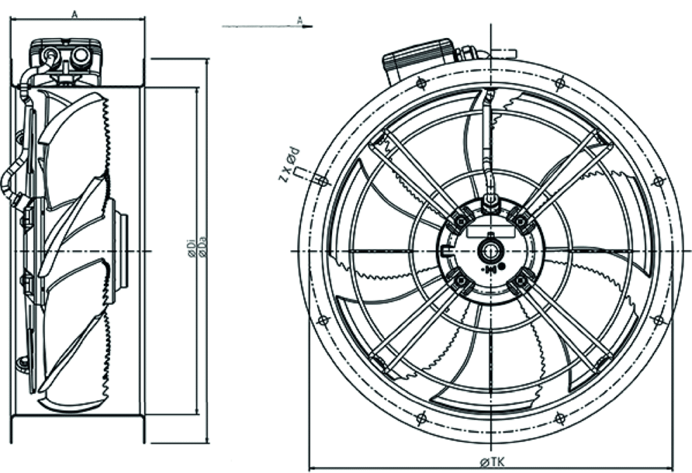 Systemair ar aksialventilatorer