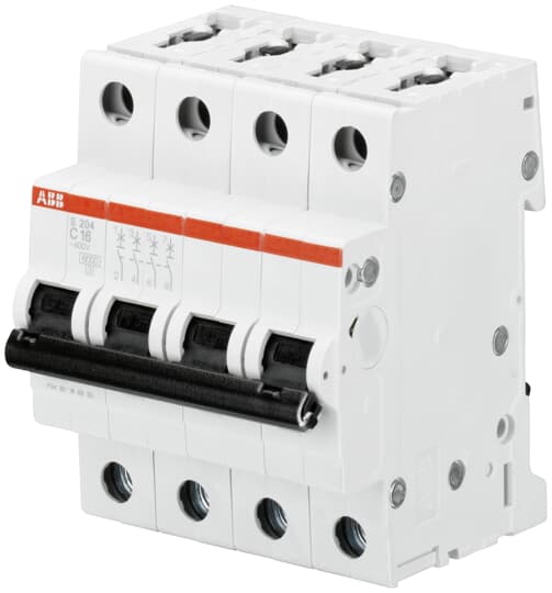 ABB AUTOMATSIKRING C63A 4P 6KA 4M S204-C63
